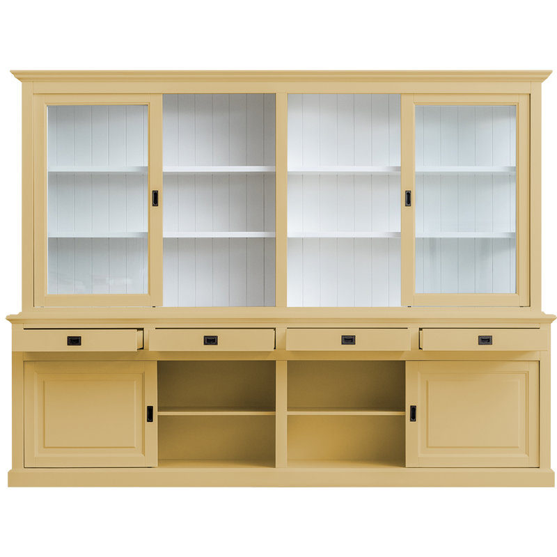 Burkett Display Cabinet, Beige
