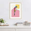 «Tropical Bird IV» par Project C, reproduction d'art encadrée sur bois-942157228