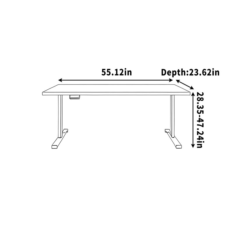 Bureau d'étude rose à hauteur réglable en bois massif, H 47,24 po x l 55,12 po x P 23,62 po