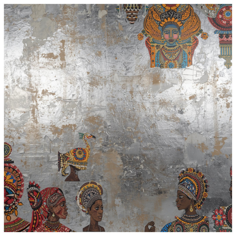 Housses de couette d'inspiration africaine, Grand lit