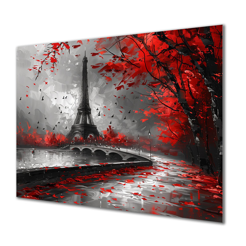 Bilyeu - City Paris, impression d'art mural, H 12 po x l 20 po, Sans cadre