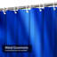 Rideau de douche abstrait abstrait en soie bleu marine avec 12 crochets-1354641683