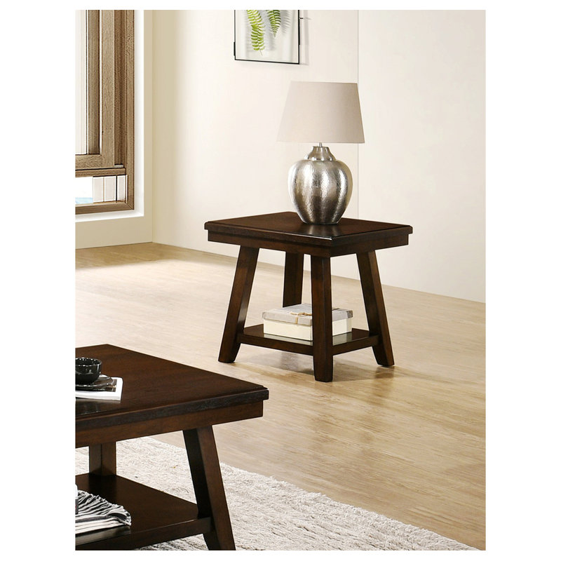 Table basse simple en bois massif Hascal