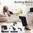 Criss Cross Legged Chair With Flip-Up Armrests, Swivel Office Chair, Computer Desk Chair For Home Office, Makeup, Bedroom