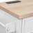 56.5" Kitchen Island with Drop Leaf, 4 Doors, 5 Deep Drawers, and Adjustable Shelves-2088313871-2106994940