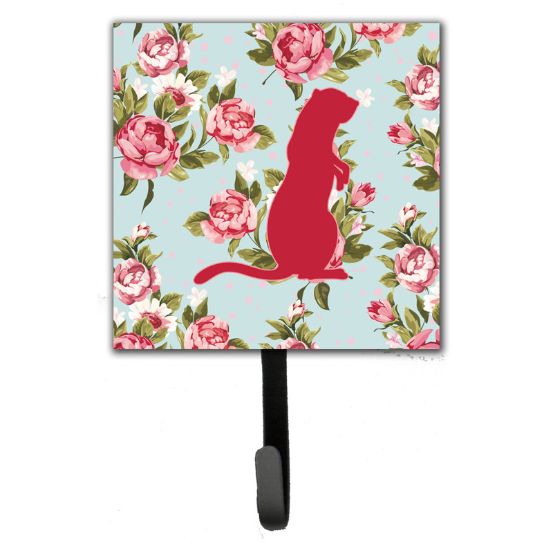 Crochet mural roses suricate shabby