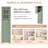 Tall Bathroom Cabinet, Freestanding Storage Cabinet with Drawer and Doors, MDF Board, Acrylic Door, Adjustable Shelf-57544587