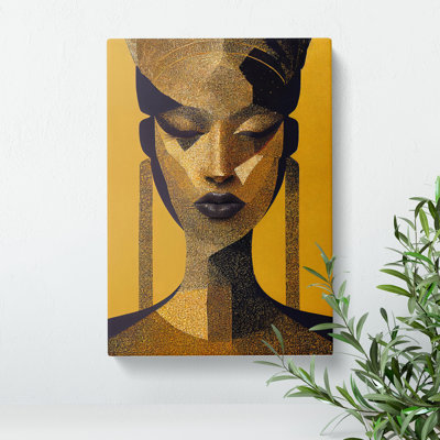 Golden Woman - Wrapped Canvas