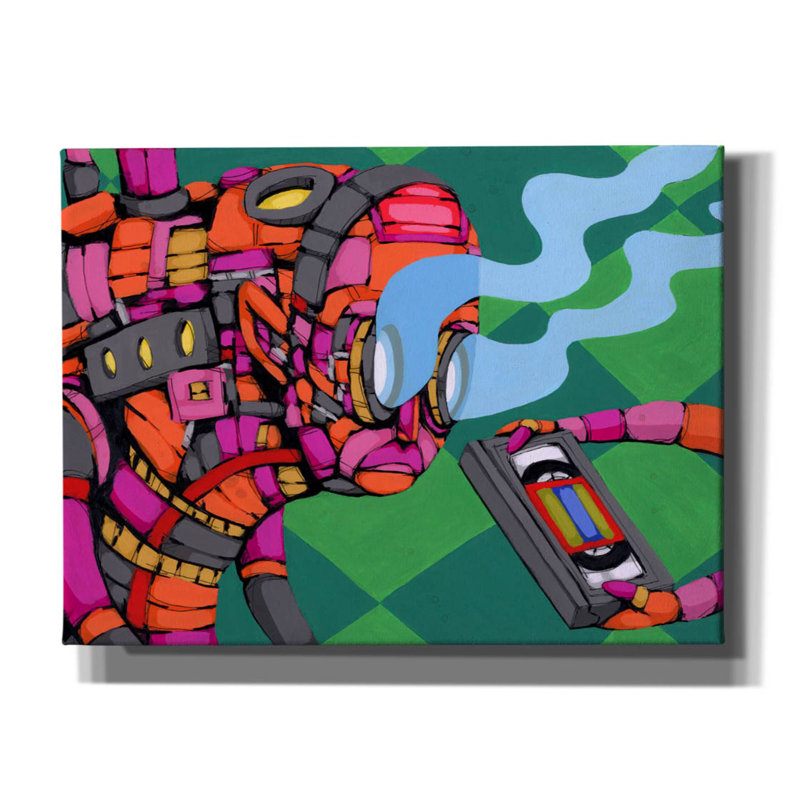 Sur toile, H 12 po x l 16 po x P 0,75 po