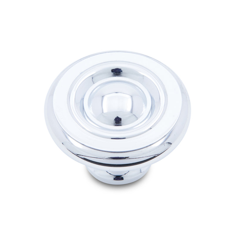 CK Series 1 1/2" Diameter Mushroom Knob, Chrome, Large