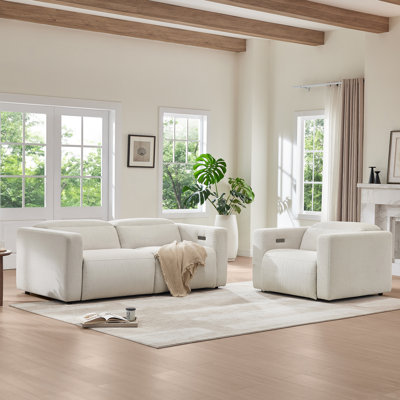 2-Piece Power Reclining Living Room Set