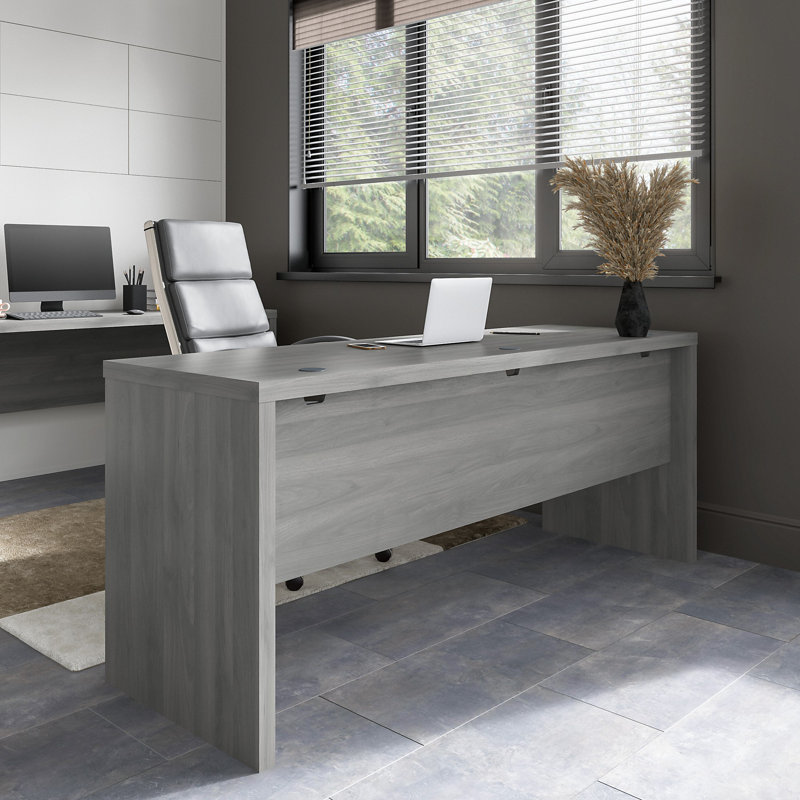 Echo Desk, Modern Gray, 30" H x 72" W x 23.54" D