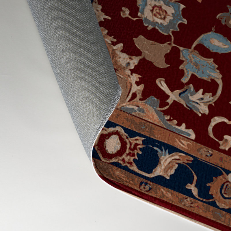 Tapis rouge intérieur et extérieur Tabriz, Rectangle 9 pi x 12 pi