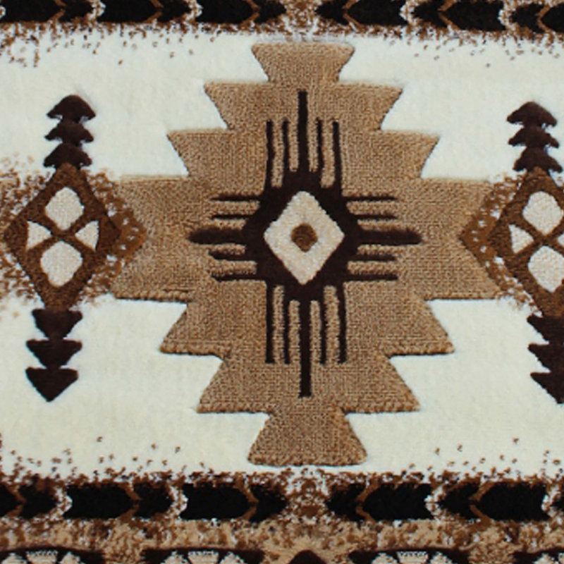 Leitha traditionnel en fibre d'oléfine, Runner 2' x 7'