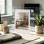 FixtureDisplays® Clear Window Sign Holder with Suction Cups (8.5-x-11-inch) Made from Durable PET Material Shatter Resistant 12068