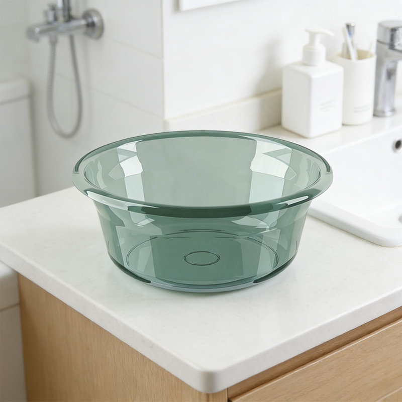 Bassin en plastique pour salle de bain de petite taille pour les enfants, Green