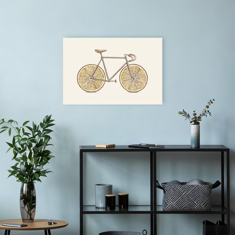 Impression d'art mural orange orange, 12" H x 18" W