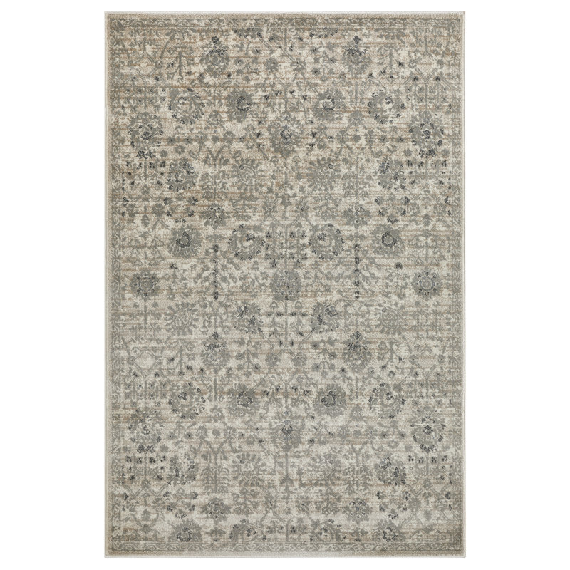 Floral Indoor Rug, Rectangle 8' x 10'