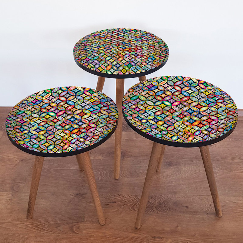 Tables gigognes 3 pieds Barta