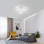 3-Light LED Semi Flush Mount Ceiling Light-892223831