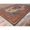 Tapis bleu horizon 10 pi 2 po x 14 pi 6 po, design Farahan Sarouk, collection Aryana, colorants végétaux, noué à la main, velours doux, laine de haute montagne, tapis tissé dense, oriental