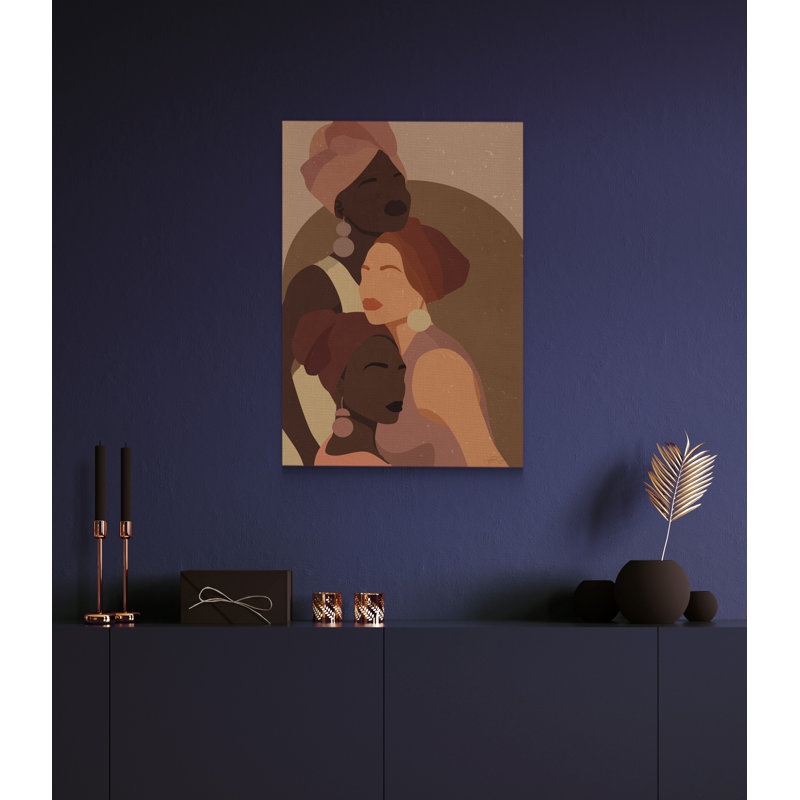 «Soul Sœurs African American Woman» par Ify Ojo, impression sur toile tendue, H 20 po x l 24 po x P 1,5 po