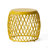 Drum-Shaped Woven Side Table