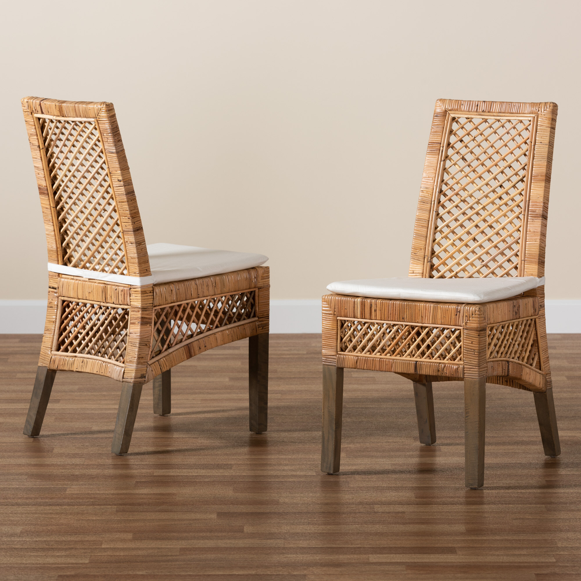 Wholesale Interiors Argos Modern Bohemian Rattan Dining Chair Reviews Wayfair