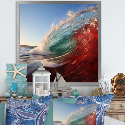 «Green Green Wave», impression sur toile