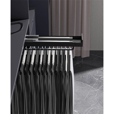 Retractable Pants Rack With Sliding Rail