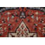 Tapis oriental bleu marine Sarouk Farahan noué à la main 10 x 13