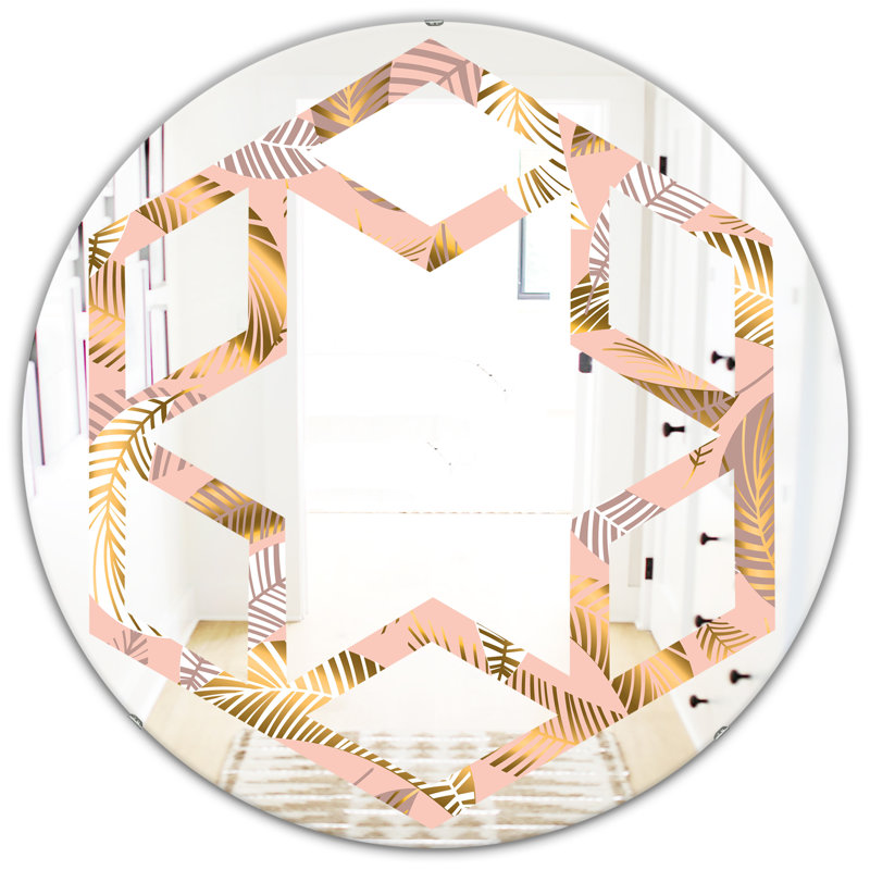 Miroir mural Hexagon Star, H 23,6 po x l 23,6 po