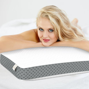 Ensemble de 2 coussins en mousse à mémoire de forme Royal Therapie, soulagement ergonomique de la douleur au cou, housse respirante