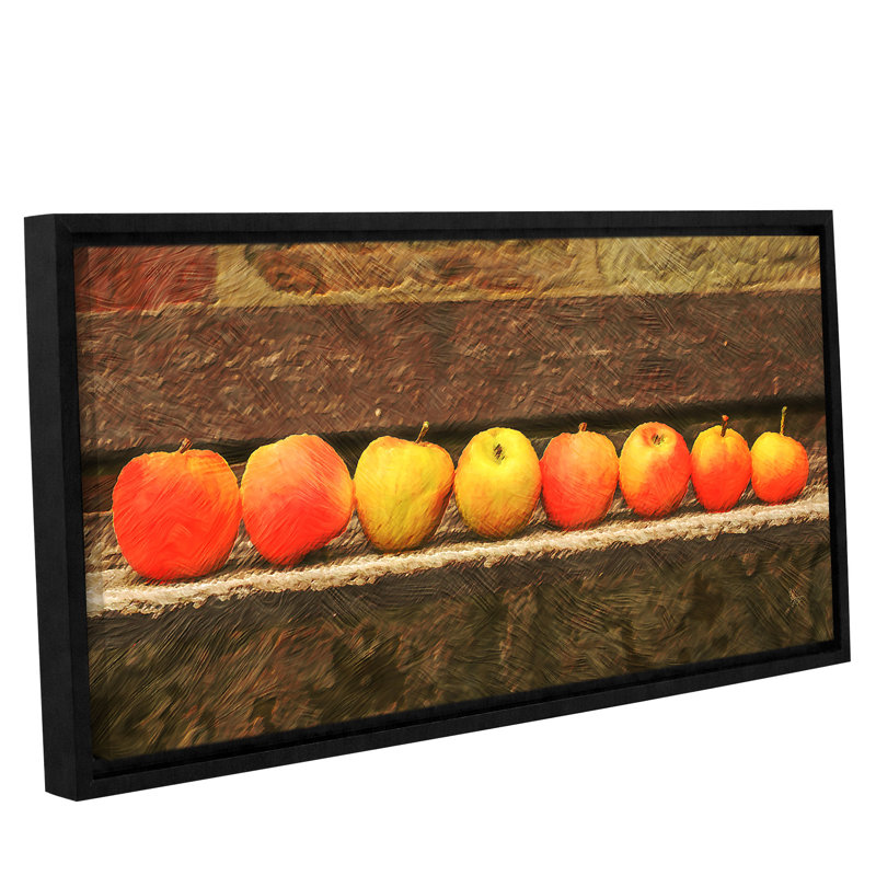 " Apple Line Up " by Scott Medwetz, 12" H x 24" W x 2" D