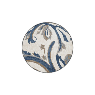 Machine Washable Gray Area Rug