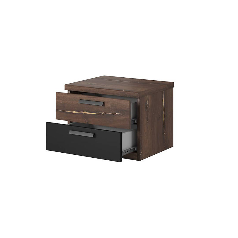 Sigma 46cm W Manufactured Wood Bedside Table