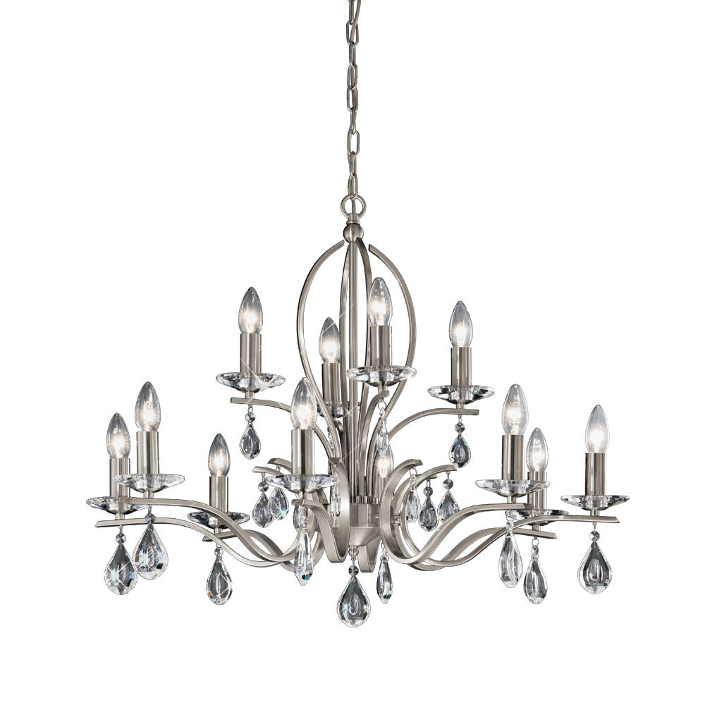 12-Light Candle Style Chandelier