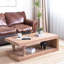 Table basse rustique, table basse en bois, table basse maison de campagne, mobilier rustique moderne, table basse avec tablette