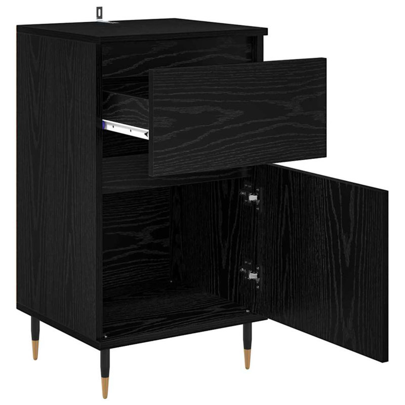 40cm Sideboard, Black Oak