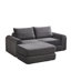 75.5 " Corduroy L-Shaped Sofa & Chaise-404095253