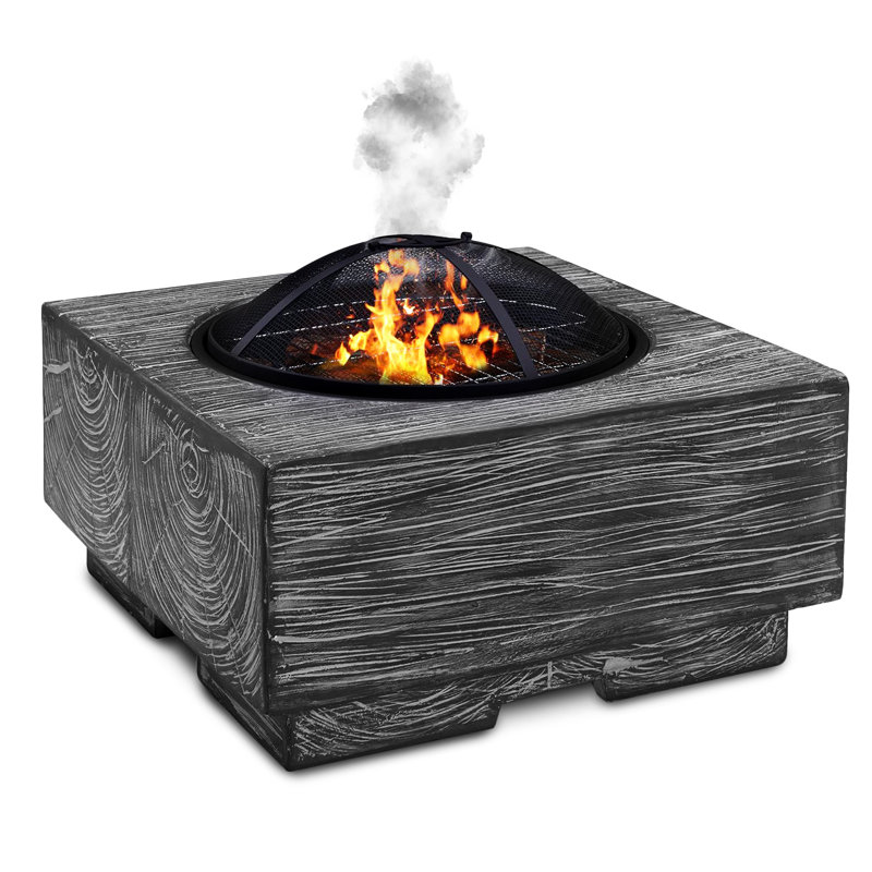 Absolon Square Cast Iron Smokeless Fire Pit