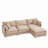 3-Seater Comfy Cloud Couches With Movable Ottoman-123053928