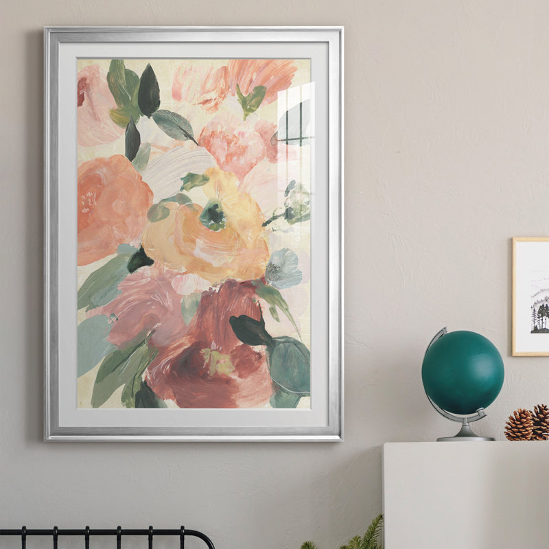 «Dreaming Of Spring II» - reproduction de cadre photo, H 24,5 po x l 18,5 po x P 1 po, Argent