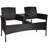 2 - Person Patio Conversation Set with Cushions