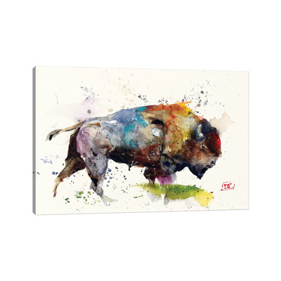 Bison Ii by Dean Crouser - Wrapped Canvas Painting