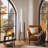 51.2" Walnut Rocket Tripod Floor Lamp
