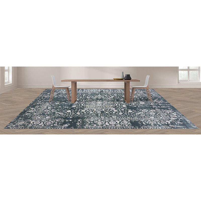Wool Oriental Indoor Rug, Rectangle 9' x 12'