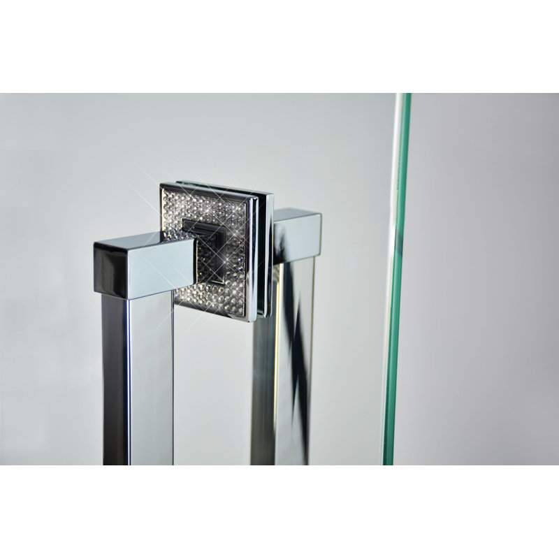 Ritz Back to Back Door Pull, Diamond Chrome