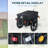 Multi-Functional Bike Trailer with 16" Wheels, Black