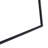20'' Black Aluminum Frame Bathroom Mirror,Rectangular Wall Mounted Mirror